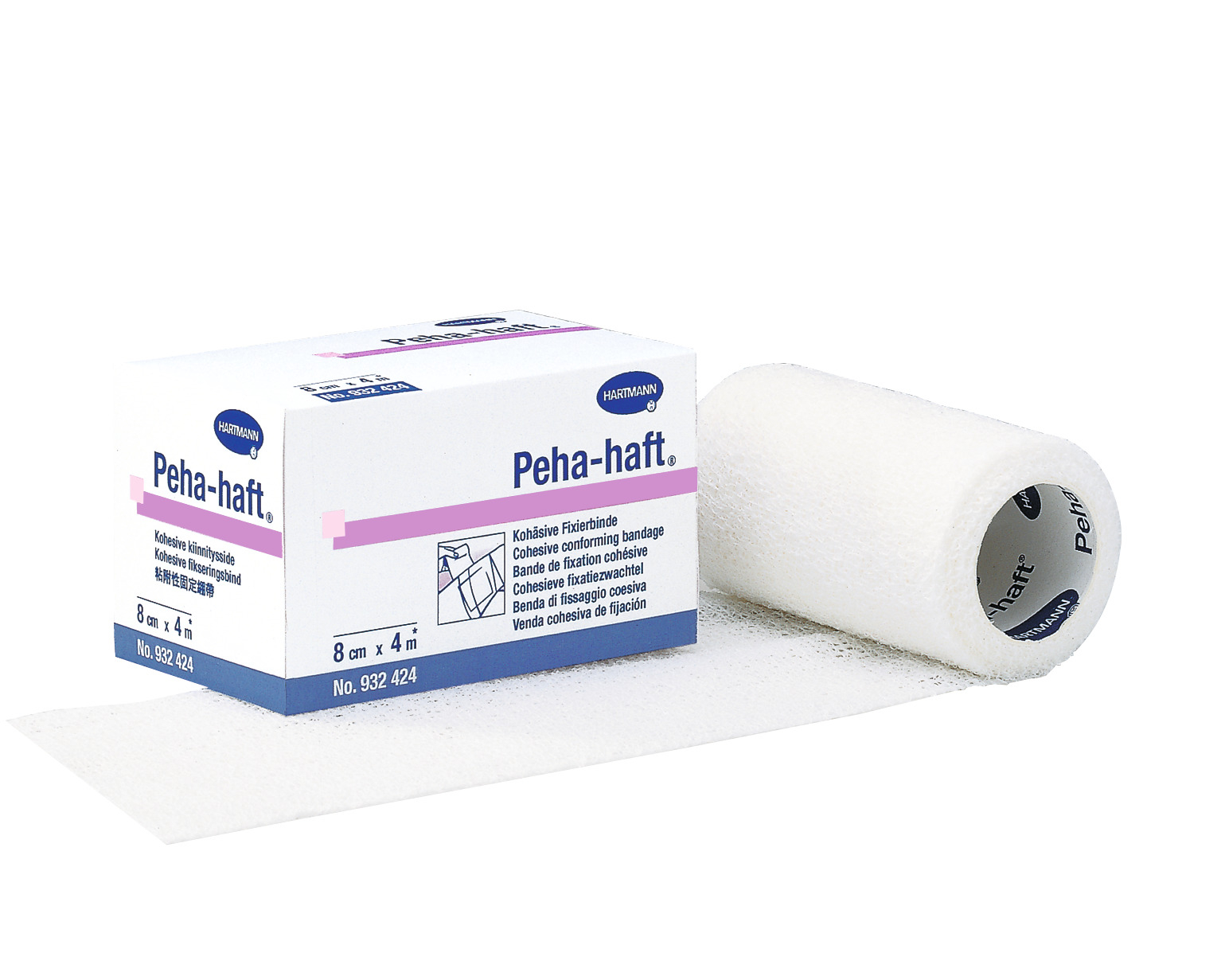 Hartmann Peha-haft Fixierbunde latexfrei, 4 m x 8 cm Hartmann Peha-haft Fixierbunde latexfrei, 4 m x 8 cm