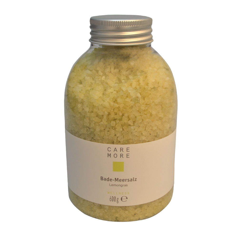 CARE MORE Bade-Meersalz 600 g Lemongras CARE MORE Bade-Meersalz 600 g Lemongras