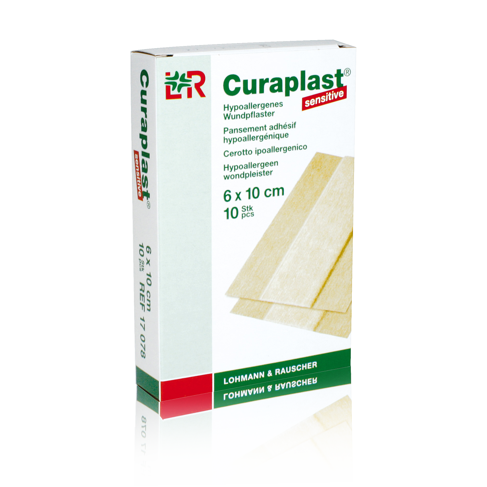 LR Curaplast sensitive 6 cm x 10 cm, 1 Pack (10 Stk.)