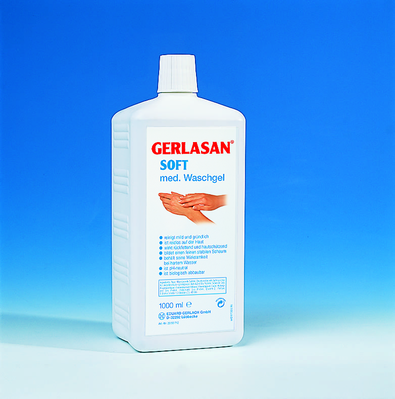 GERLASAN SOFT med. Waschgel ohne Spender | 1 Liter GERLASAN SOFT med. Waschgel ohne Spender | 1 Liter