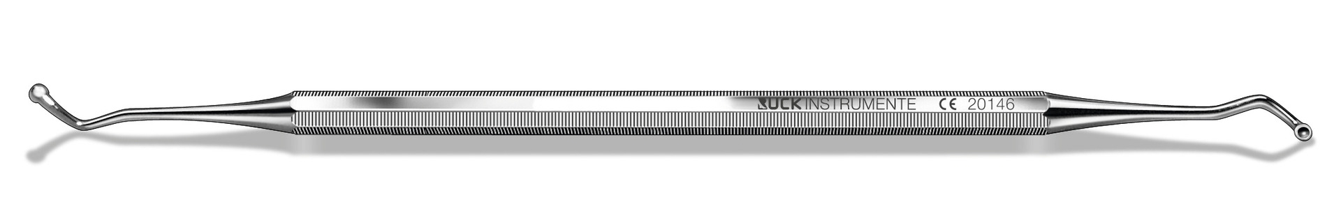 RUCK INSTRUMENTE Doppeltes Löffelinstrument mit ausgehöhlten Löffeln RUCK INSTRUMENTE Doppeltes Löffelinstrument mit ausgehöhlten Löffeln