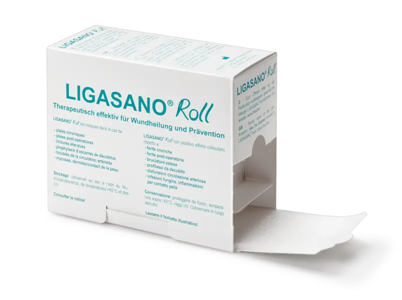 Ligasano Roll Spenderbox unsteril L/B/H 300/5/0,3 cm Ligasano Roll Spenderbox unsteril L/B/H 300/5/0,3 cm