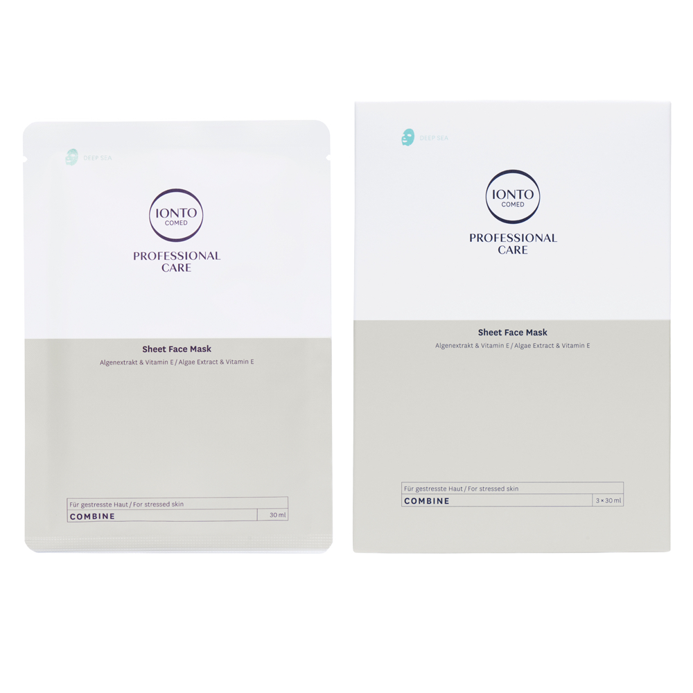 IONTO-COMED Professional Care Combine Sheet-Face-Mask Deep Sea 3 Stück IONTO-COMED Professional Care Combine Sheet-Face-Mask Deep Sea 3 Stück