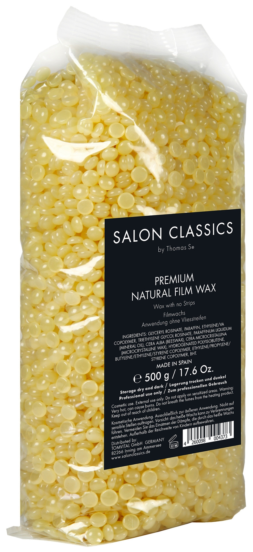Salon Classics Natural Film Wax Pearls | 500 g (Staffelpreis) Salon Classics Natural Film Wax Pearls | 500 g (Staffelpreis)