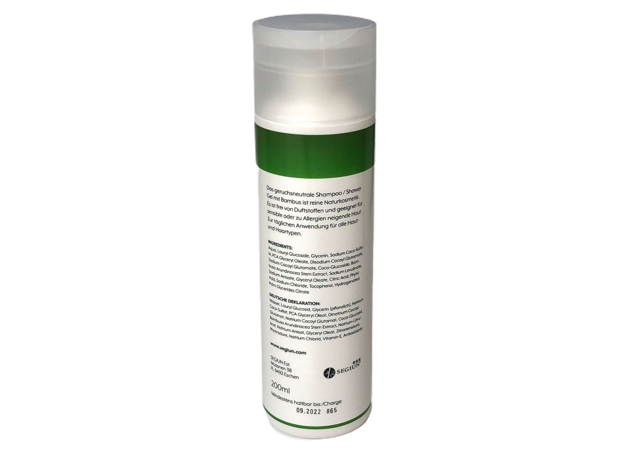 SEGIUN - Shampoo & Shower Gel - 200 ml