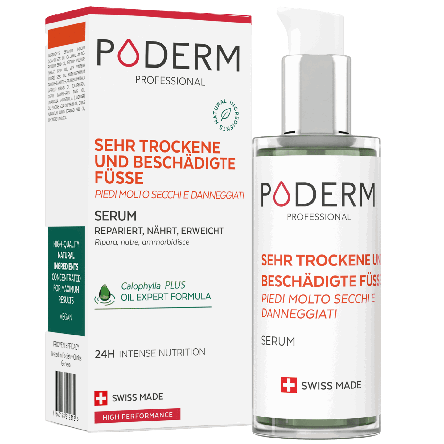 PODERM SERUM SEHR TROCKENE UND BESCHÄDIGTE FÜSSE