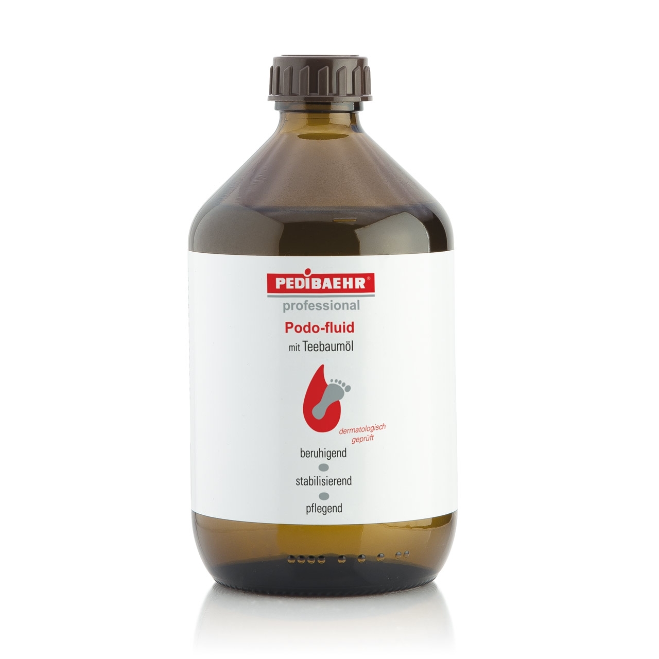 BAEHR - Podo-fluid mit Teebaumöl zur Nachbehandlung, 500ml Flasche mit Pumpe BAEHR - Podo-fluid mit Teebaumöl zur Nachbehandlung, 500ml Flasche mit Pumpe