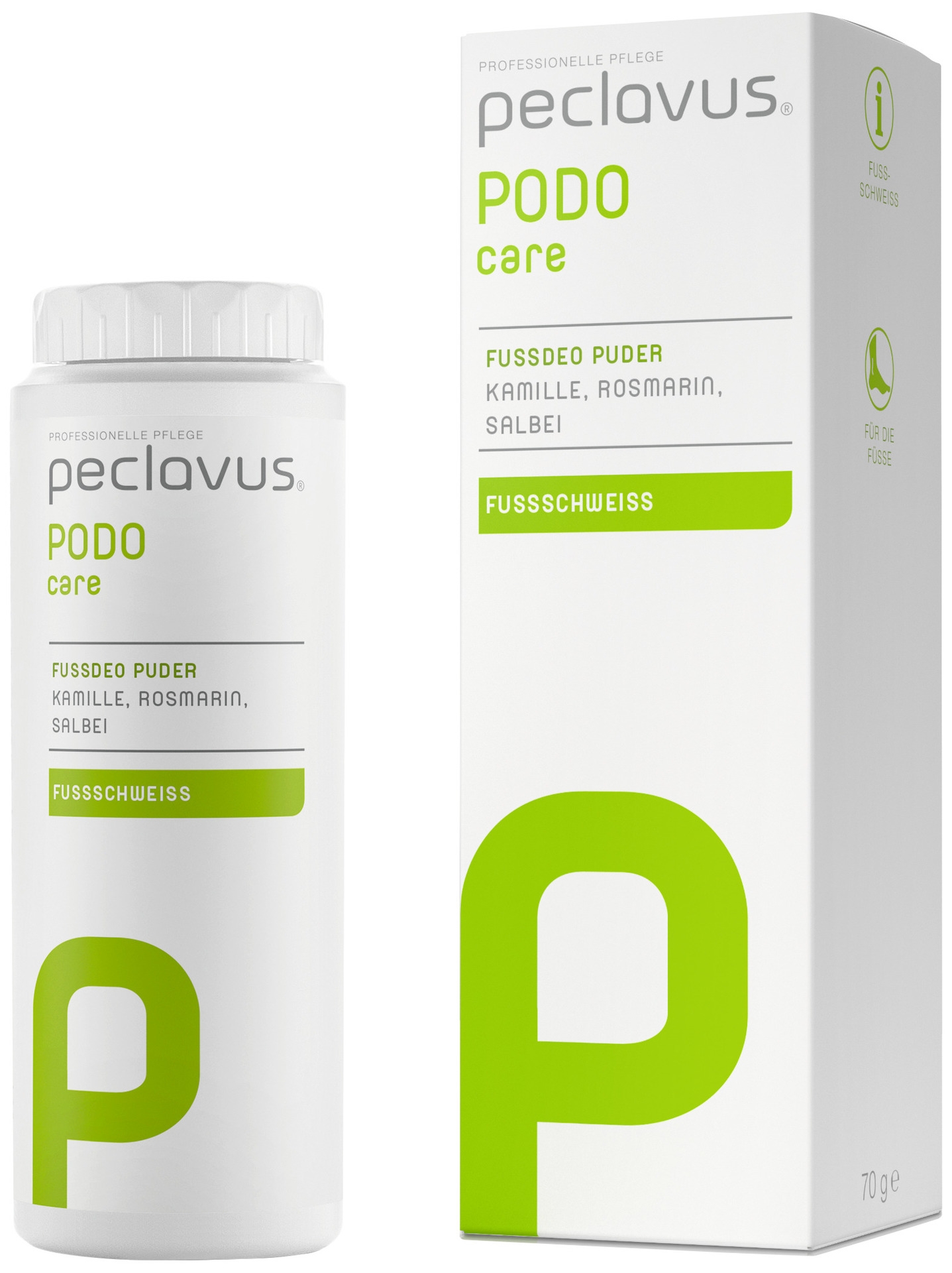 Peclavus PODOcare Fußdeo Puder | 70 g