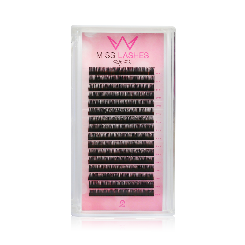 MISS LASHES - Soft Silk Seidenwimpern  |0,07|D|8-15mm MISS LASHES - Soft Silk Seidenwimpern  |0,07|D|8-15mm