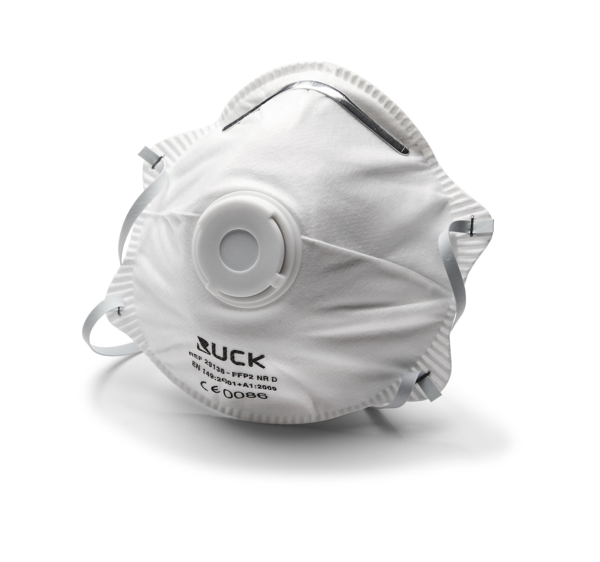 RUCK Mundschutz FFP2 mit Ventil EN 149:2001+A1:2009 | 10 Stück RUCK Mundschutz FFP2 mit Ventil EN 149:2001+A1:2009 | 10 Stück