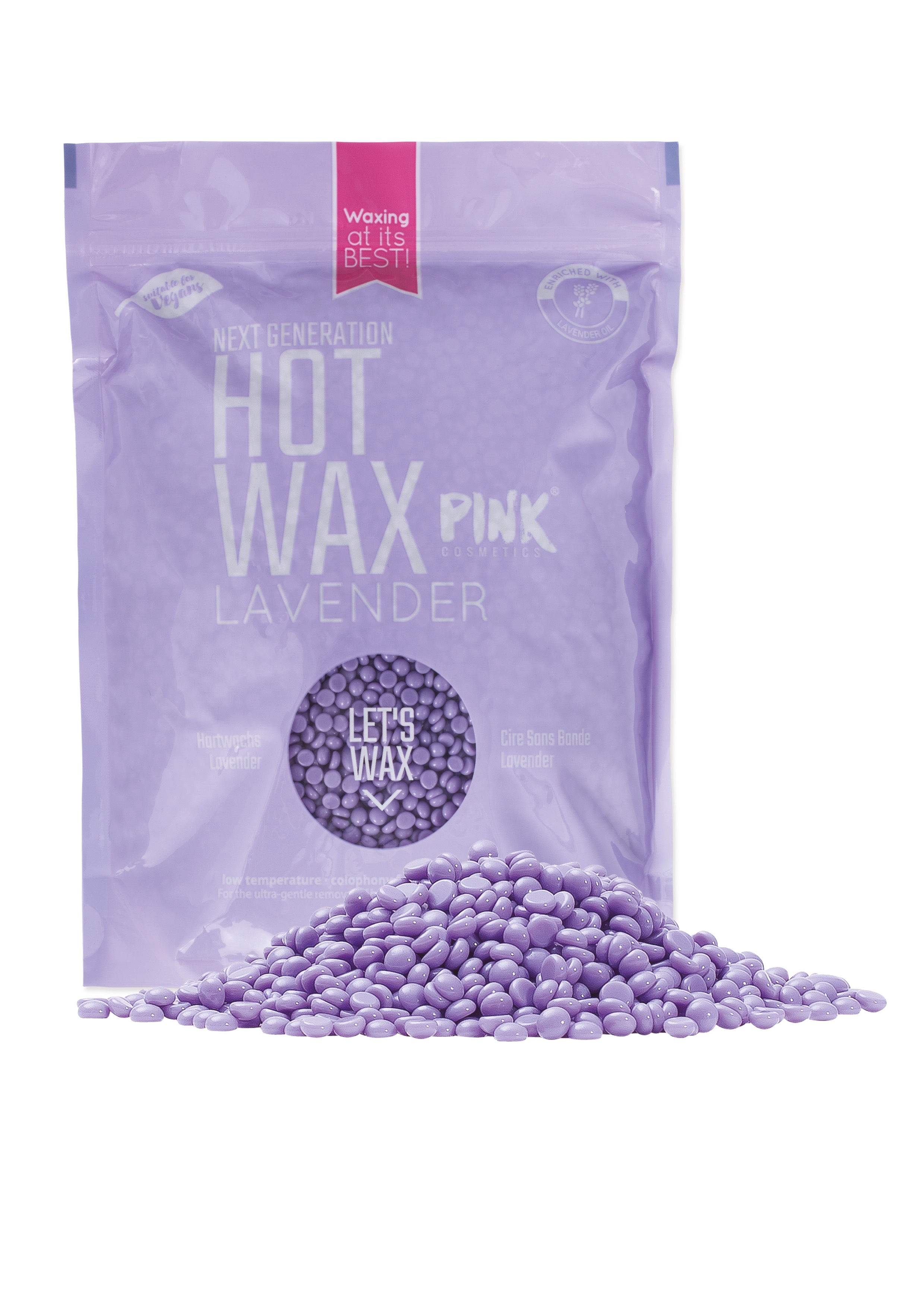 PINK COSMETICS Next Generation Lavender Wax 800g PINK COSMETICS Next Generation Lavender Wax 800g