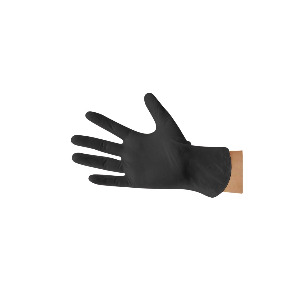 BAEHR Nitril-Einmalhandschuhe schwarz | L groß 100 Stück