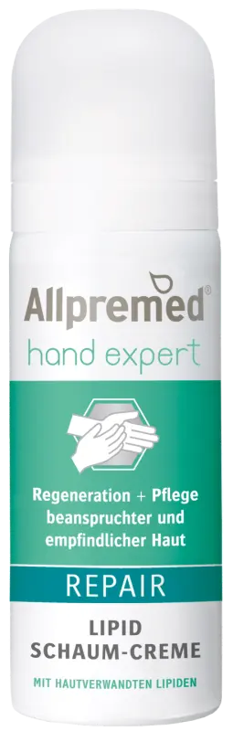 Allpremed hand expert Lipid Schaum-Creme REPAIR 50 ml Allpremed hand expert Lipid Schaum-Creme REPAIR 50 ml