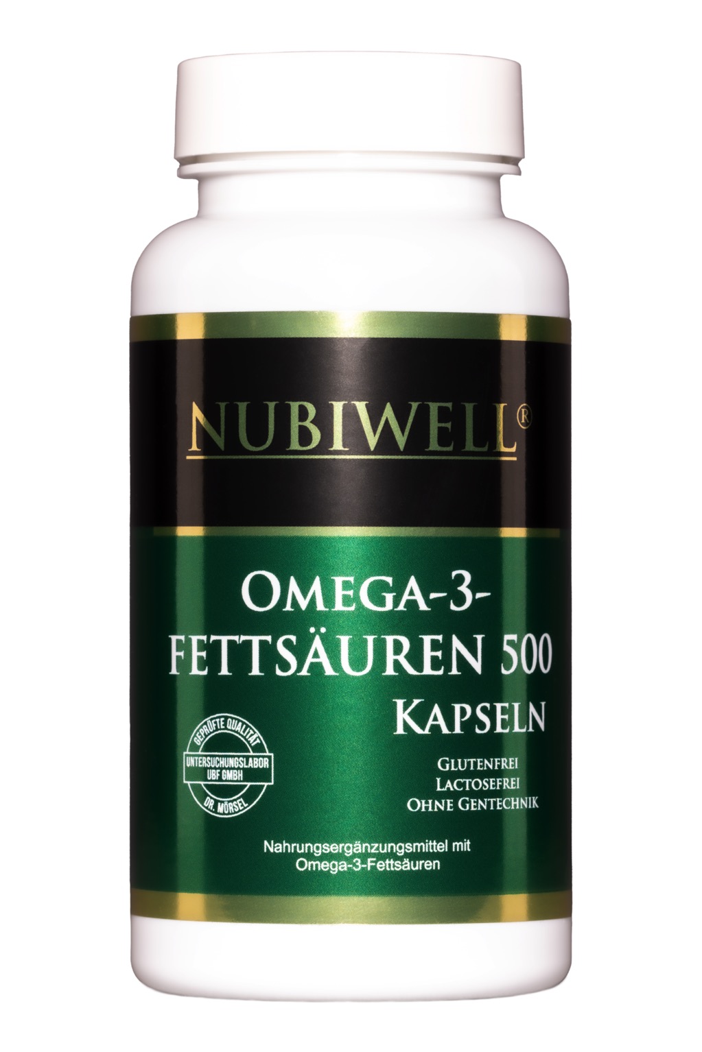 Nubiwell Omega 3 Fettsäuren 500 | 100 Kapseln 