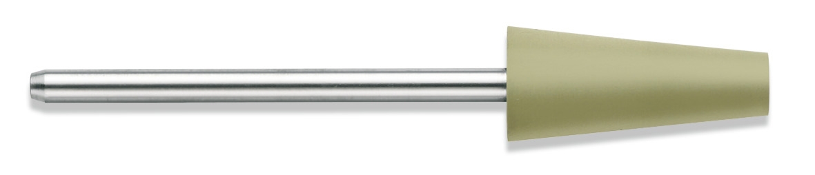BUSCH Glanz-Polierer, kegelförmig flach, Siliciumcarbid, fein, Ø 8,0 mm, 2 Stück BUSCH Glanz-Polierer, kegelförmig flach, Siliciumcarbid, fein, Ø 8,0 mm, 2 Stück