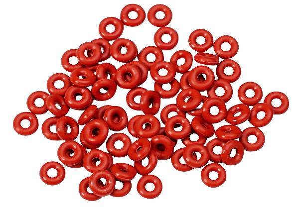 Schutzringe für Fräser rot, 100 Stück Schutzringe für Fräser rot, 100 Stück