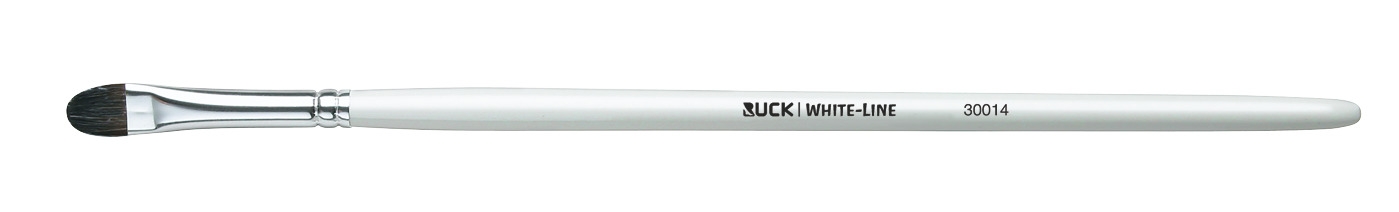 RUCK WHITE-Line Schminkpinsel oval Länge ca. 17 cm RUCK WHITE-Line Schminkpinsel oval Länge ca. 17 cm