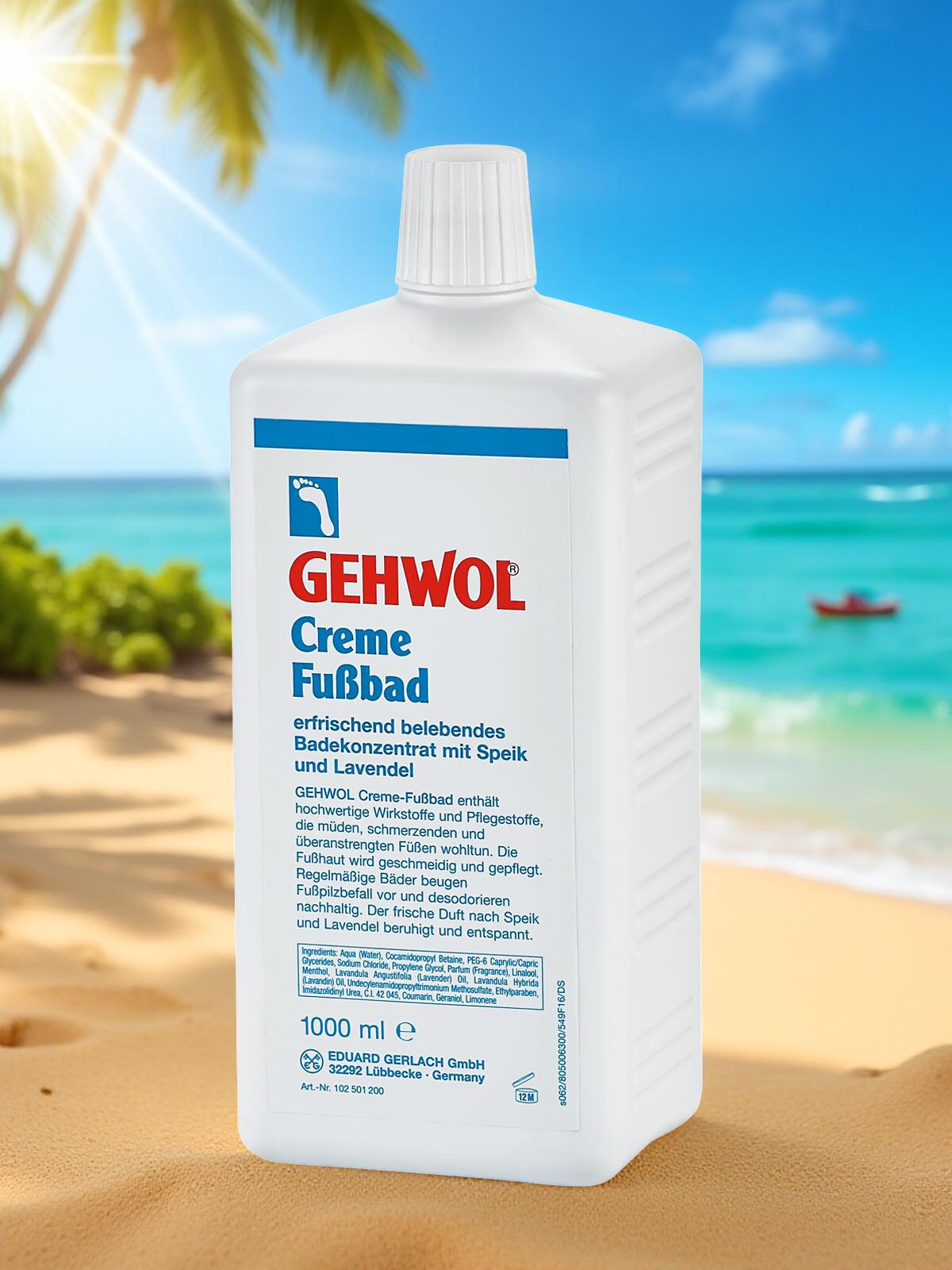 GEHWOL Creme Fußbad - 1 Ltr. Flasche