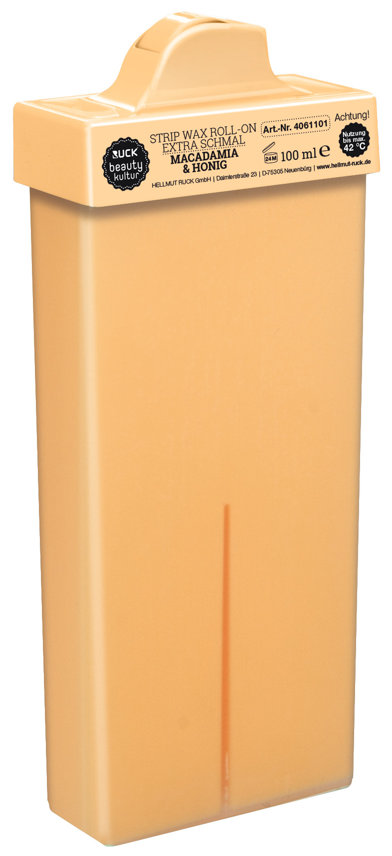 RUCK beautykultur STRIP WAX Warmwachspatrone | Macadamia & Honig | 100 ml RUCK beautykultur STRIP WAX Warmwachspatrone | Macadamia & Honig | 100 ml
