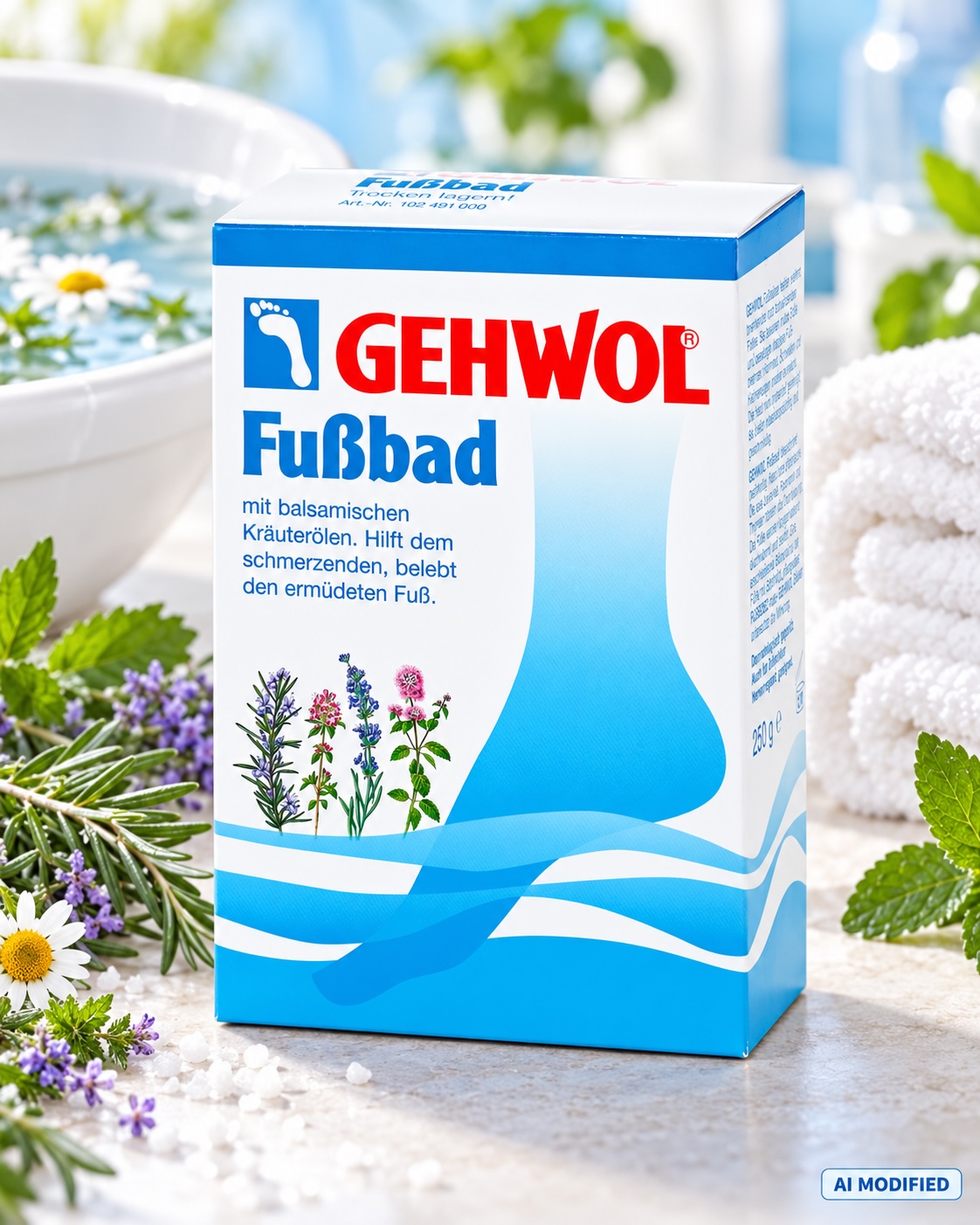 GEHWOL Fußbad Faltschachtel 250 g