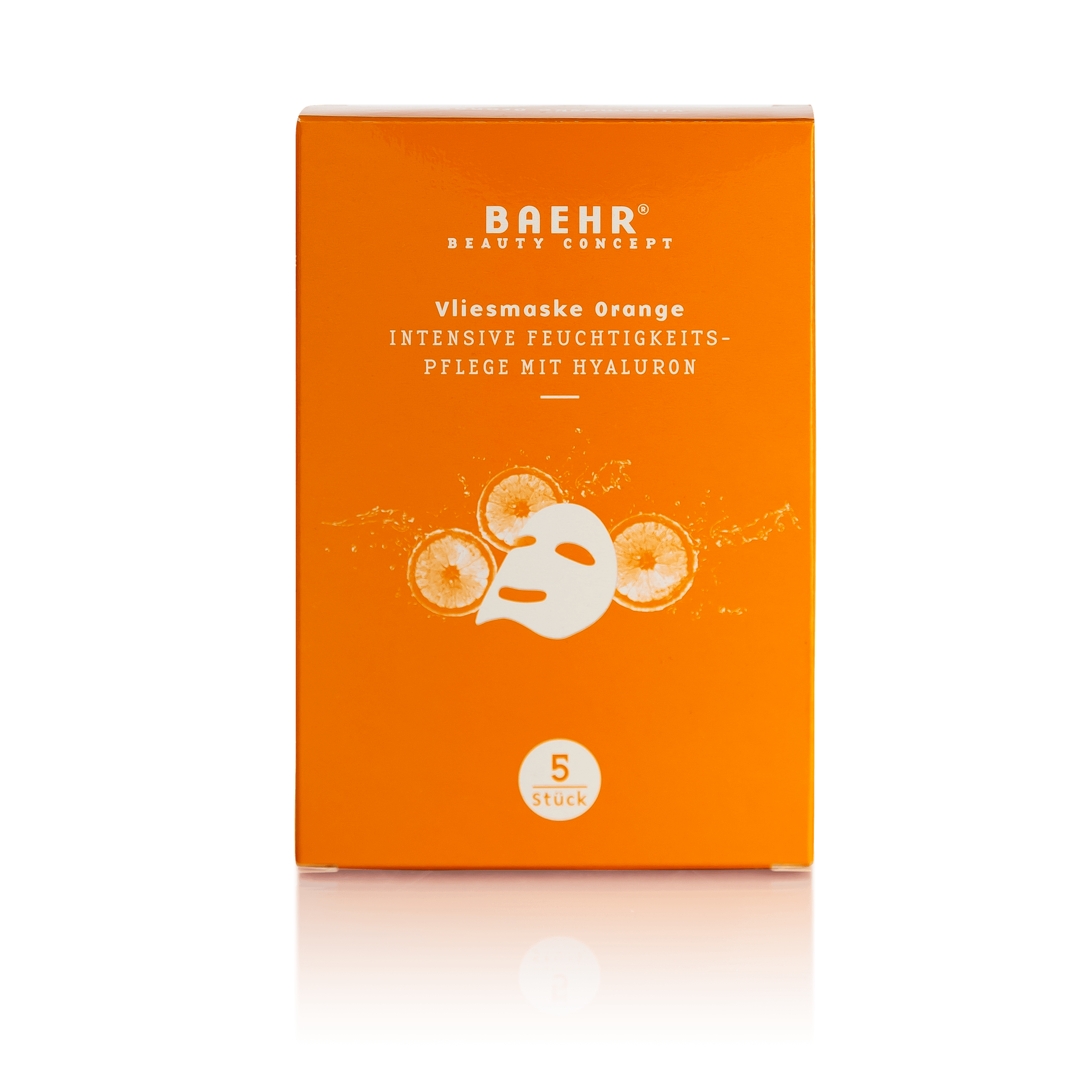 BAEHR Beauty Concept Vliesmaske Orange intensive Feuchtigkeitspflege mit Hyaluron BAEHR Beauty Concept Vliesmaske Orange intensive Feuchtigkeitspflege mit Hyaluron