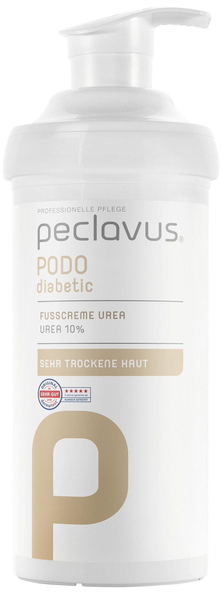 Peclavus PODOdiabetic Fußcreme Urea | 500 ml