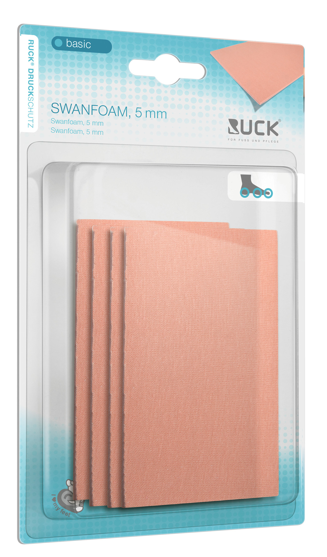 RUCK DRUCKSCHUTZ basic Swanfoam | 5 mm 7,5/11,6 cm, 4 Platten RUCK DRUCKSCHUTZ basic Swanfoam | 5 mm 7,5/11,6 cm, 4 Platten