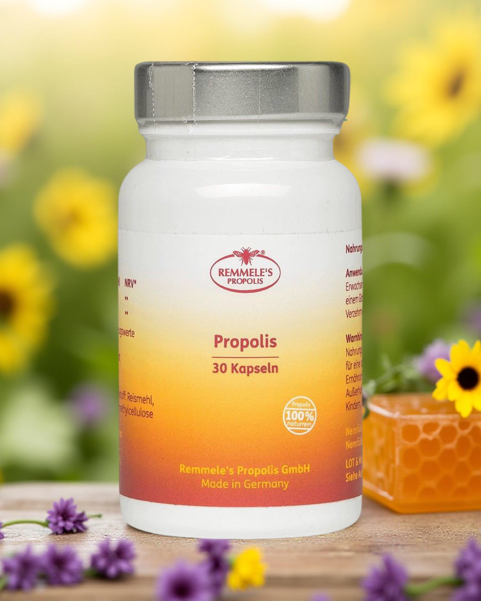 🐝 REMMELE`s PROPOLIS | Propolis Kapseln 30 Stück - 24 g 🐝 REMMELE`s PROPOLIS | Propolis Kapseln 30 Stück - 24 g