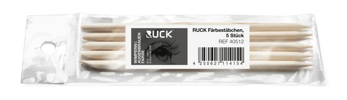 RUCK Wimpern- und Augenbrauenfarbe Färbestäbchen 5 Stück RUCK Wimpern- und Augenbrauenfarbe Färbestäbchen 5 Stück
