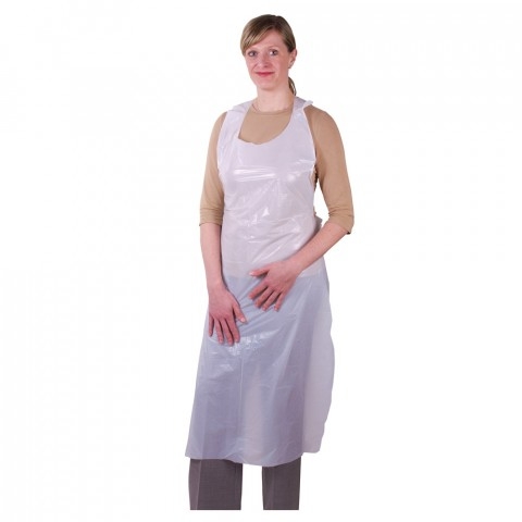 Einwegschürzen | weiss 100 Stück 80 x 140 cm Einwegschürzen | weiss 100 Stück 80 x 140 cm