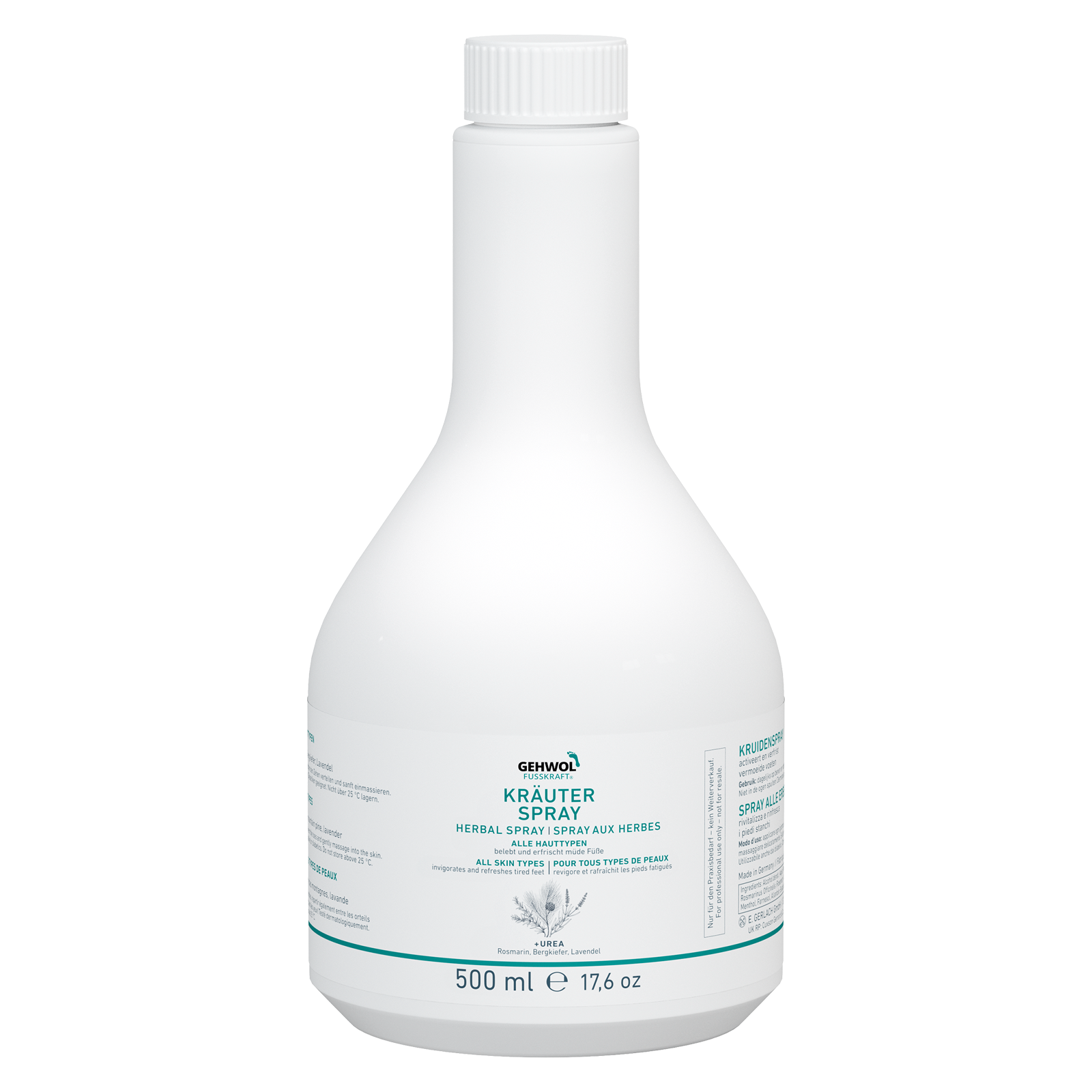 GEHWOL FUSSKRAFT Kräuter Spray / Kräuterlotion 500 ml ohne Zerstäuber