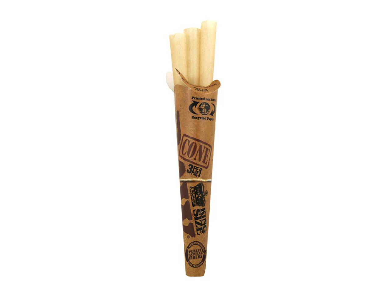 3 Cone Pack RAW Cones | Classic King Size | 1x 3er Kegelpaket