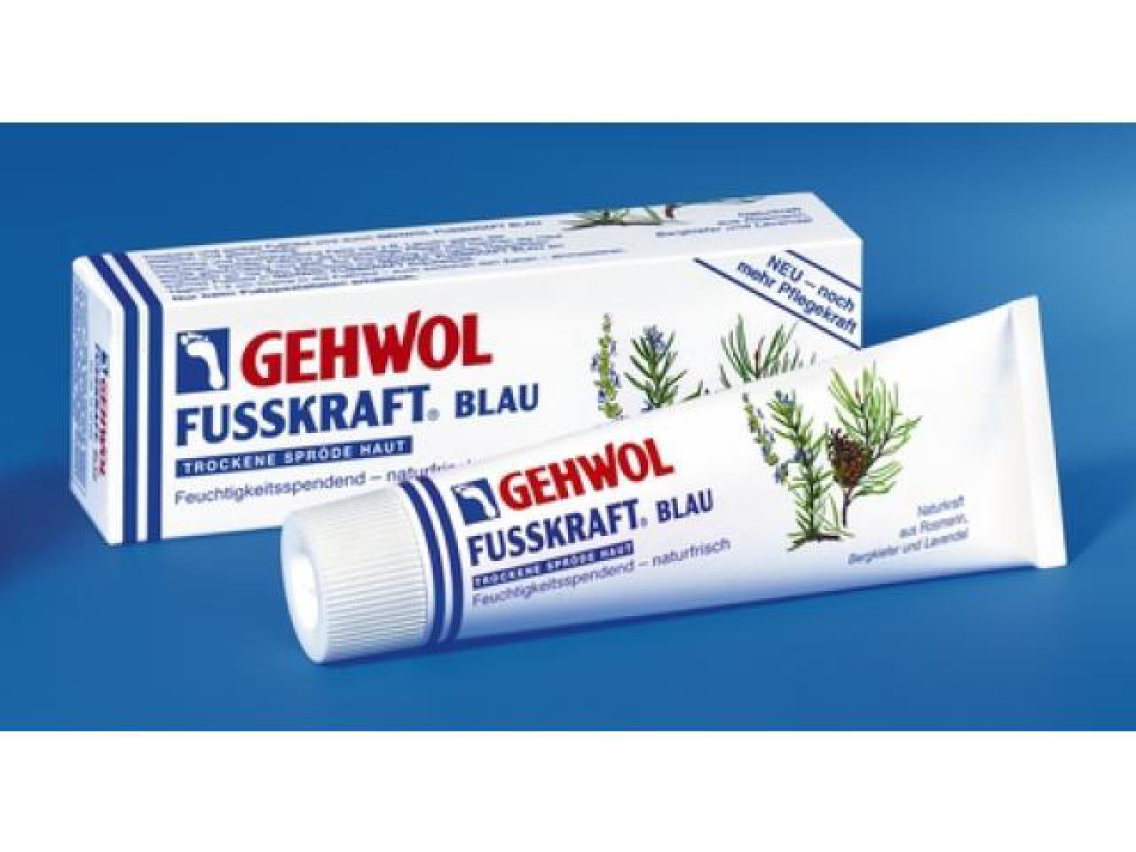 4x GEHWOL FUSSKRAFT BLAU 125 (500 ml)
