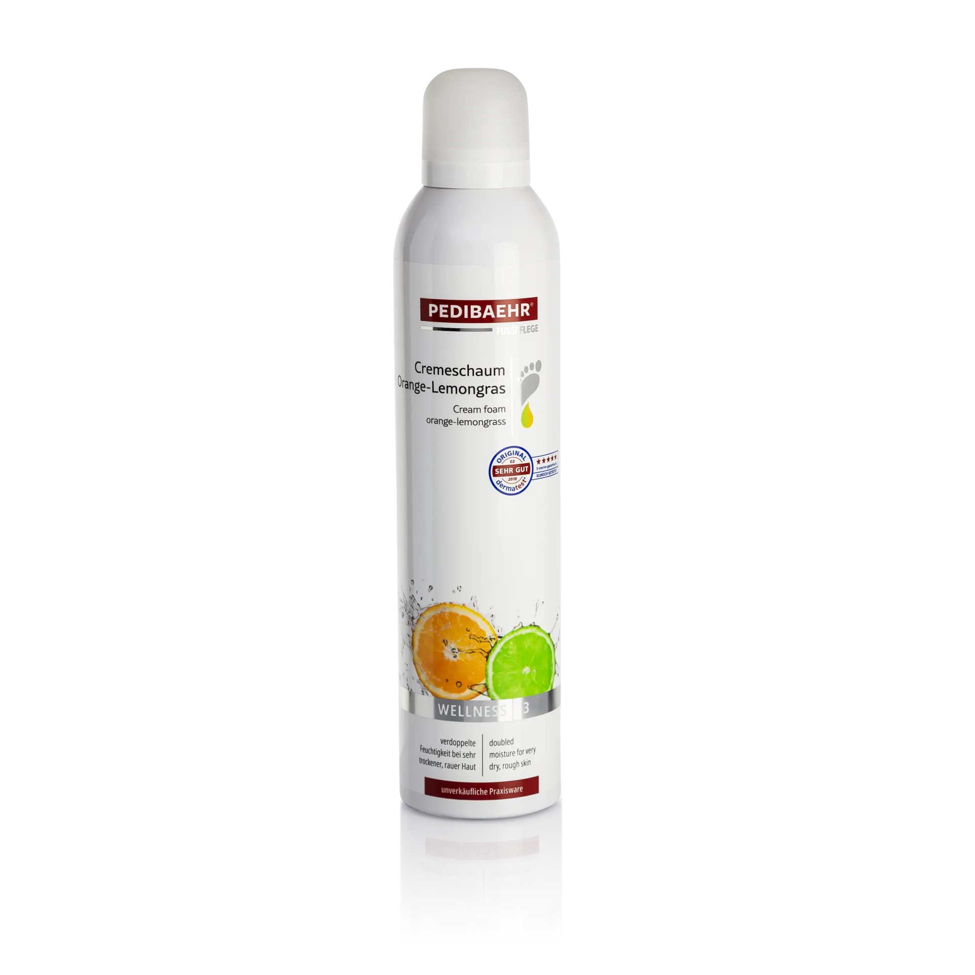 PEDIBAEHR Cremeschaum Orange-Lemongrass 300 ml