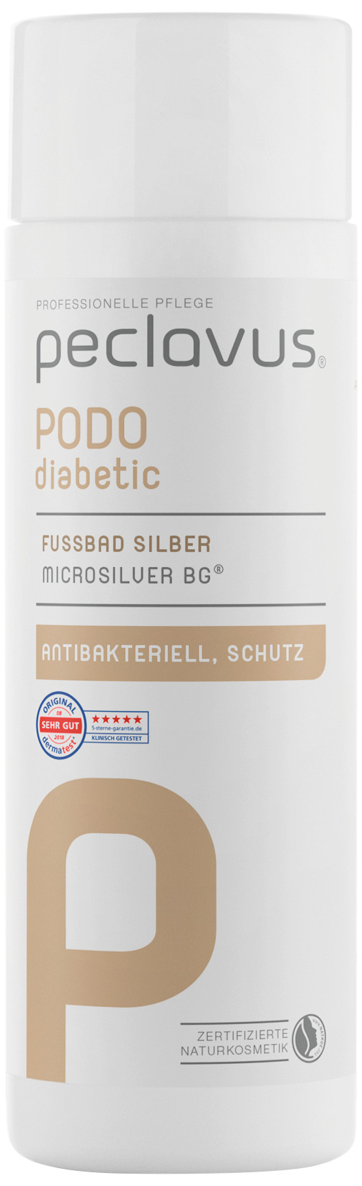 Peclavus PODOdiabetic Fußbad Silber | 150 ml