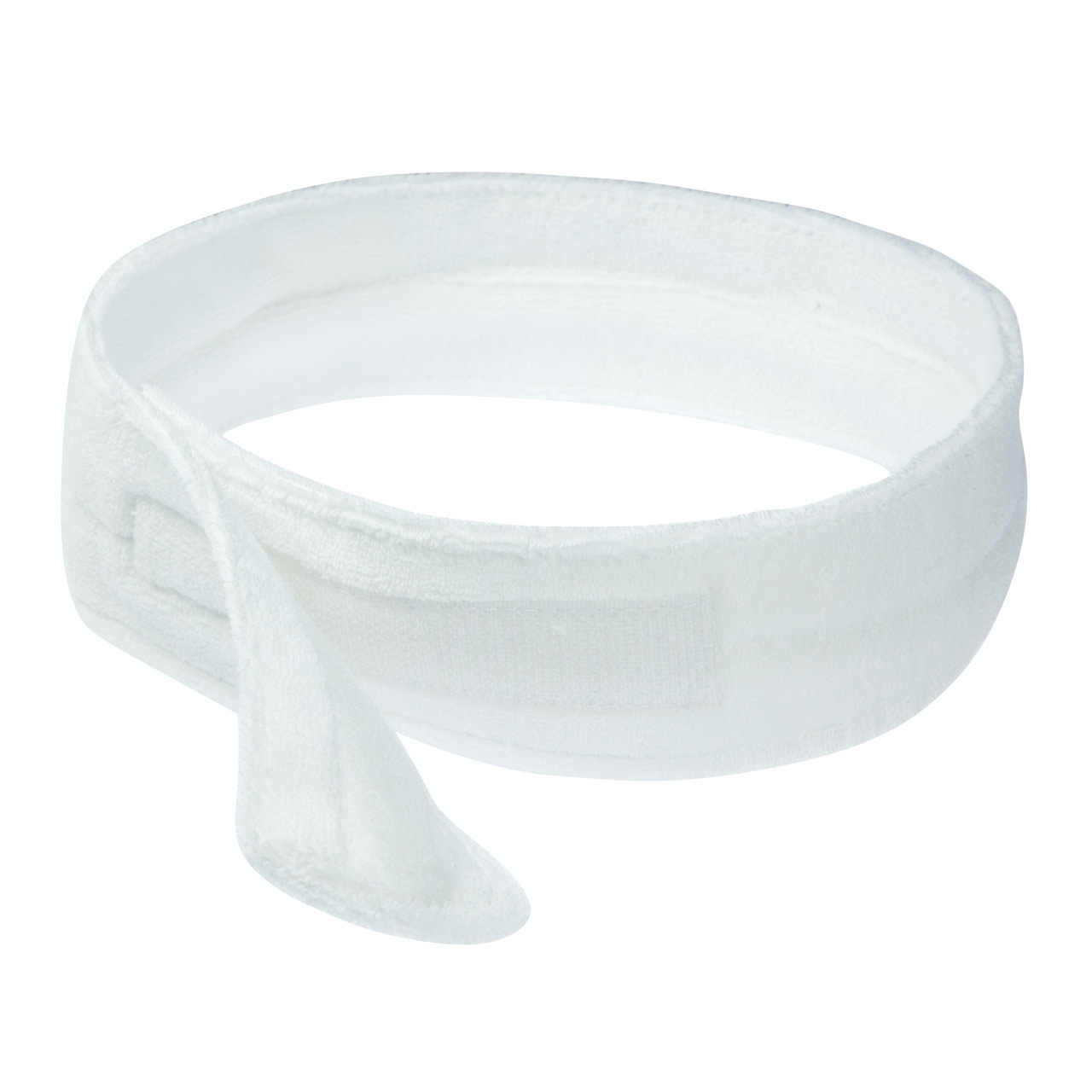 BAEHR Stiern-Haarband Frottee mit Klettverschluss weiß, 4,5 cm breit BAEHR Stiern-Haarband Frottee mit Klettverschluss weiß, 4,5 cm breit