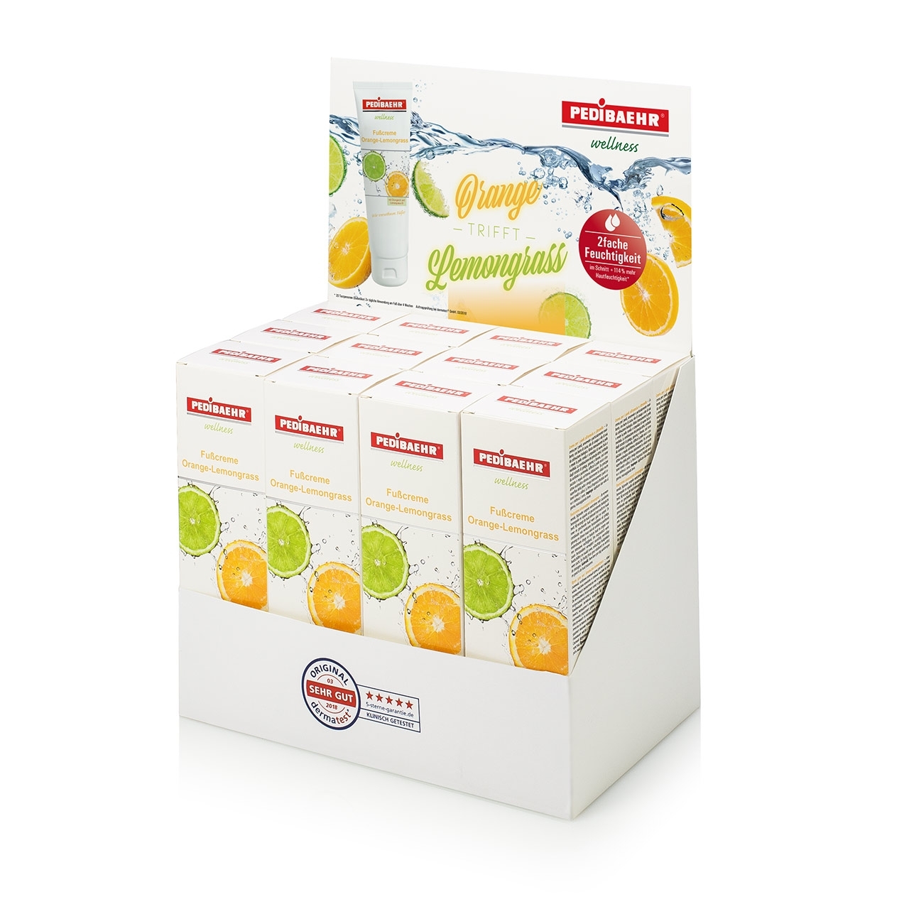 PEDIBAEHR Aktionspaket Fußcreme Orange/Lemongrass 125 ml