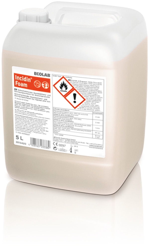 Ecolab Incidin Foam Flächendesinfektion | 5 Liter Ecolab Incidin Foam Flächendesinfektion | 5 Liter