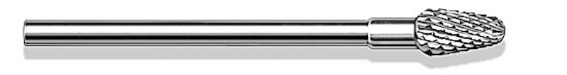 BUSCH Nagelfräser, birnenförmig, Hartmetall, mittlere X-Verzahnung, Ø 4,0 mm, 1 Stück BUSCH Nagelfräser, birnenförmig, Hartmetall, mittlere X-Verzahnung, Ø 4,0 mm, 1 Stück
