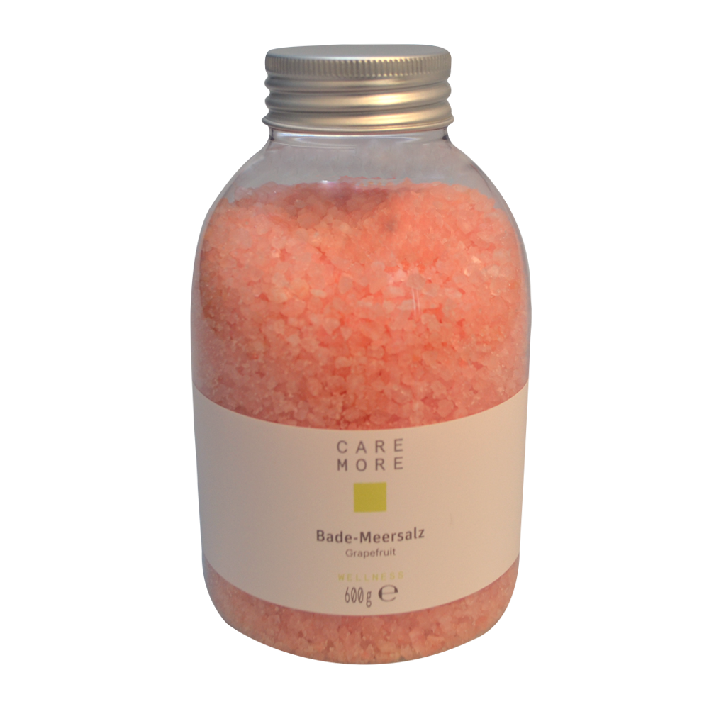 CARE MORE Bade-Meersalz 600 g Grapefruit CARE MORE Bade-Meersalz 600 g Grapefruit