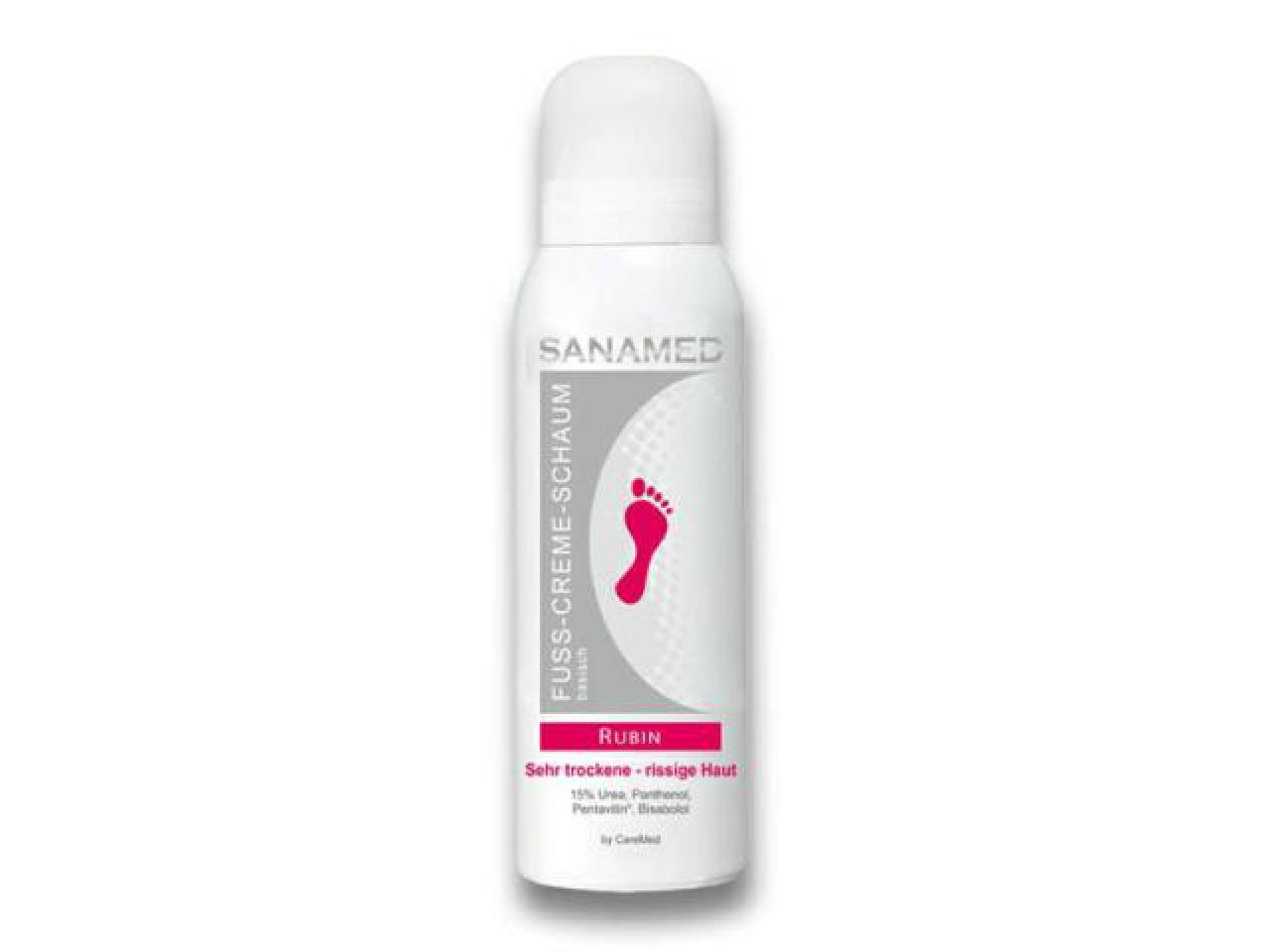 Sanamed Fuß-Creme-Schaum "Rubin" 300 ml Sanamed Fuß-Creme-Schaum "Rubin" 300 ml