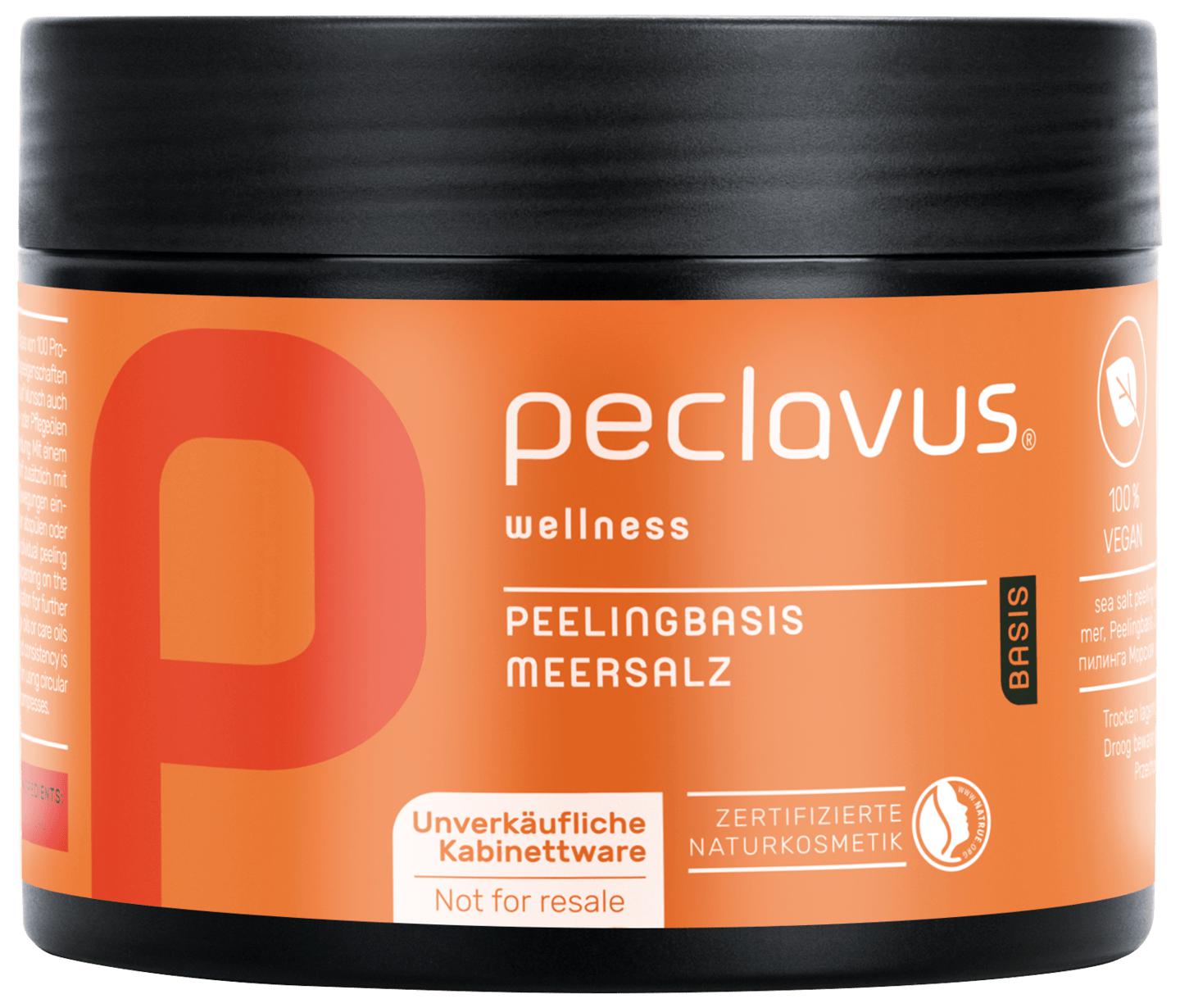 PECLAVUS wellness Peelingbasis Meersalz 600 g PECLAVUS wellness Peelingbasis Meersalz 600 g