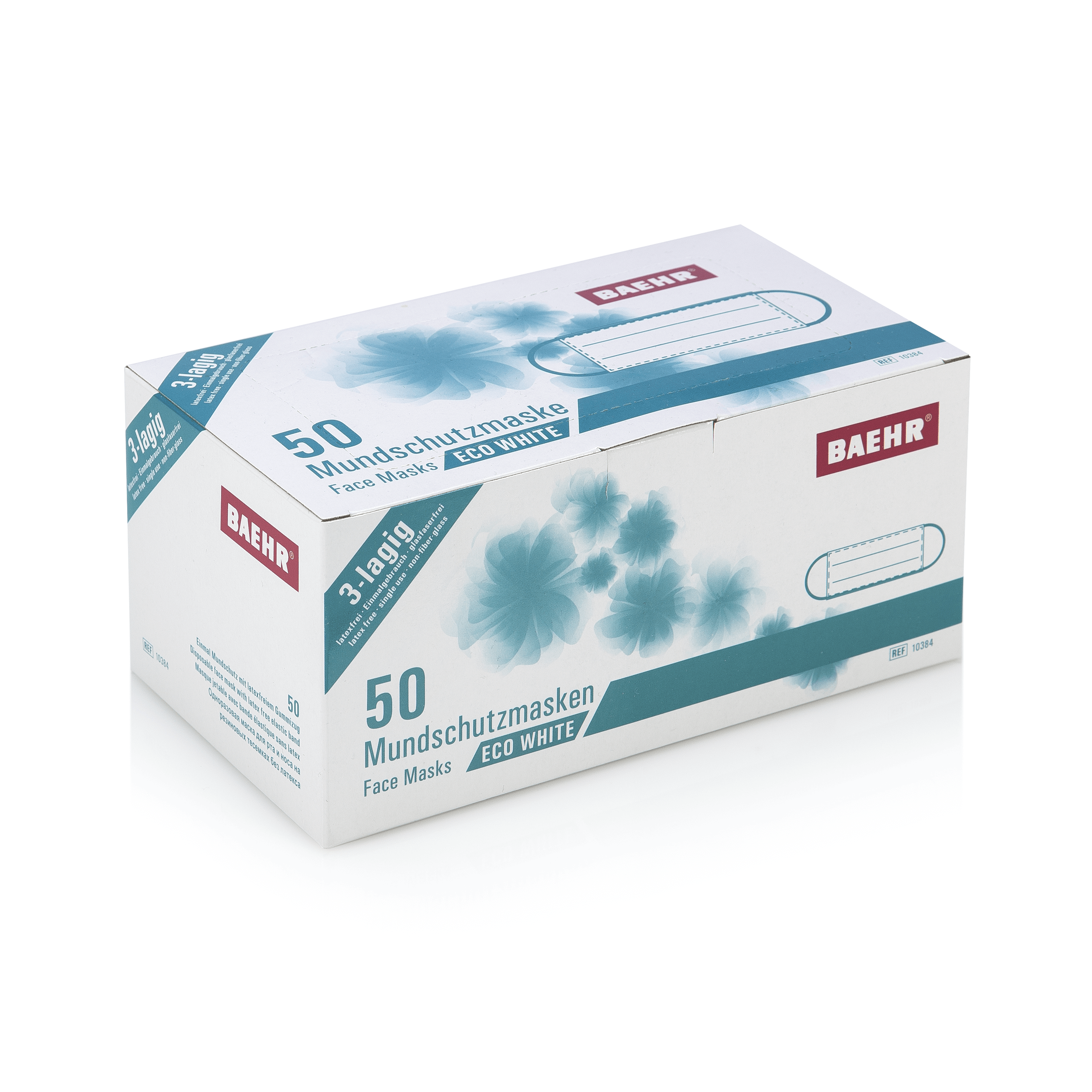 BAEHR Mundschutzmaske ECO 50 Stück BAEHR Mundschutzmaske ECO 50 Stück