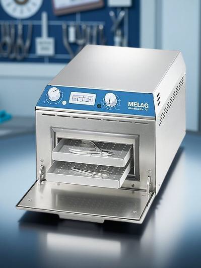 MELAG Heißluftsterilisator Typ 75 ink. Zubehör MELAG Heißluftsterilisator Typ 75 ink. Zubehör