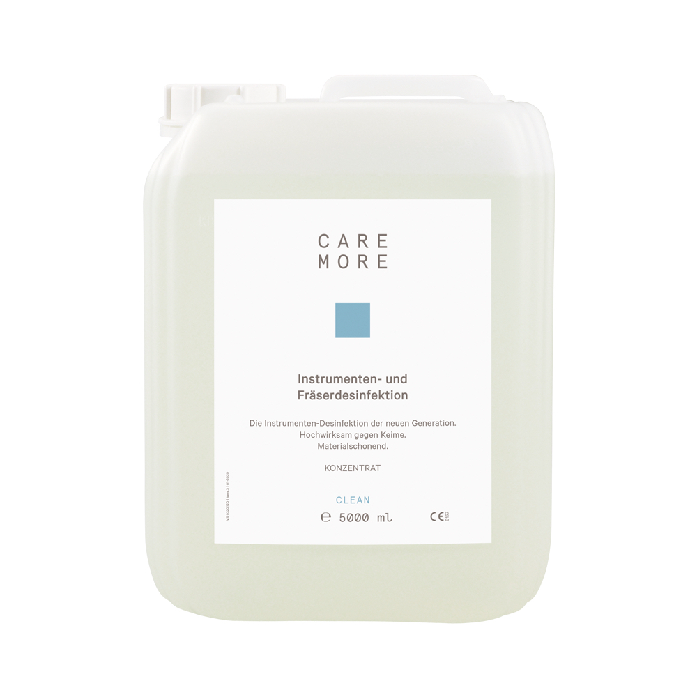 CARE MORE Instrumenten- und Fräserdesinfektion 5 Liter CARE MORE Instrumenten- und Fräserdesinfektion 5 Liter
