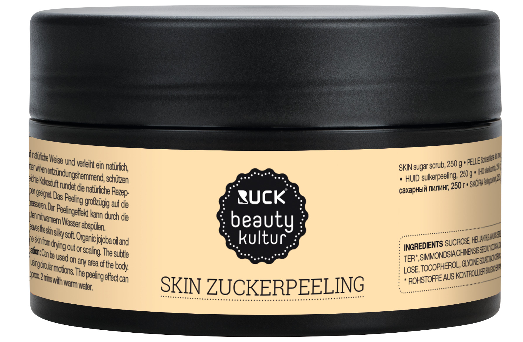 RUCK beautykultur SKIN Zuckerpeeling | 250 g RUCK beautykultur SKIN Zuckerpeeling | 250 g