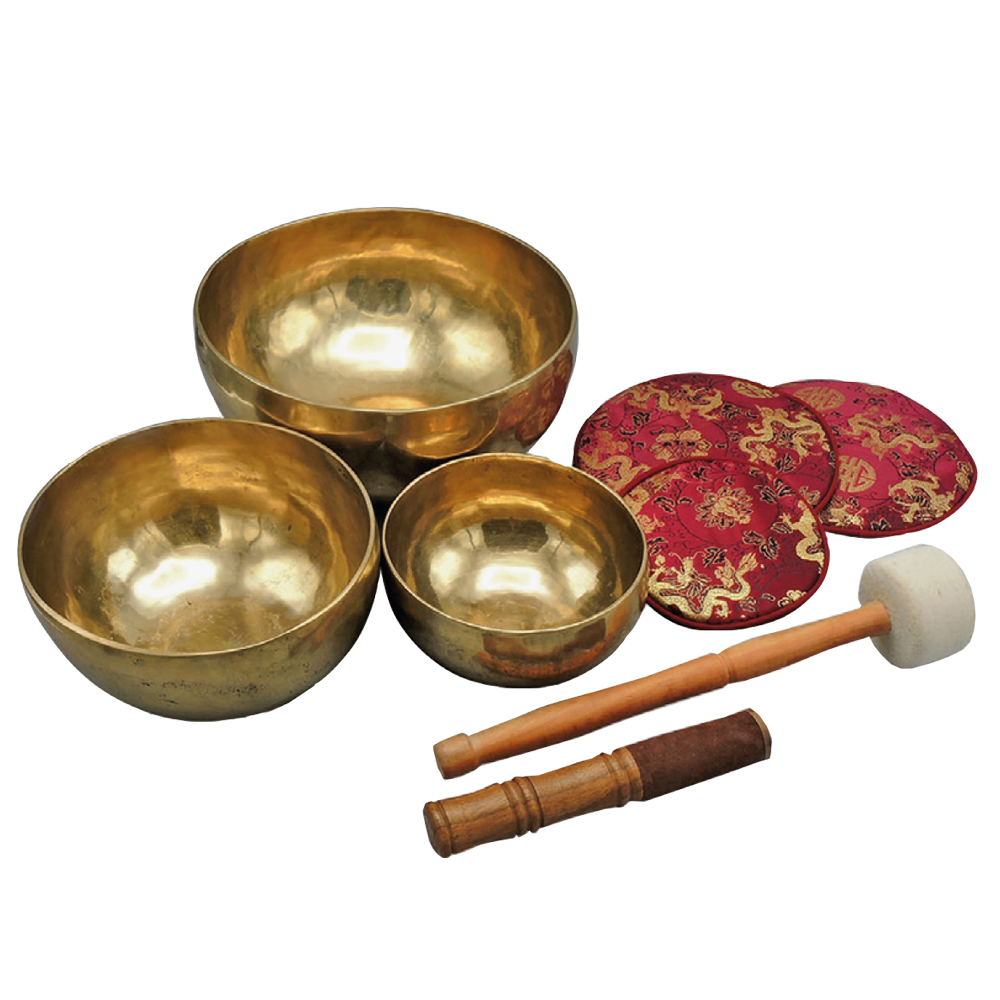 Klangschalen-Massage-Set Klangschalen-Massage-Set