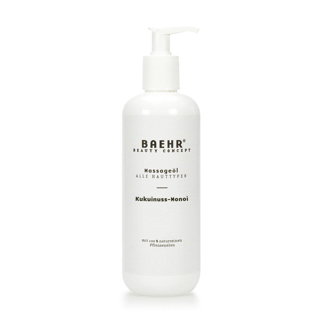 BAEHR BEAUTY CONCEPT Massageöl Kukuinuss- Monoi Pumpflasche 500 ml BAEHR BEAUTY CONCEPT Massageöl Kukuinuss- Monoi Pumpflasche 500 ml
