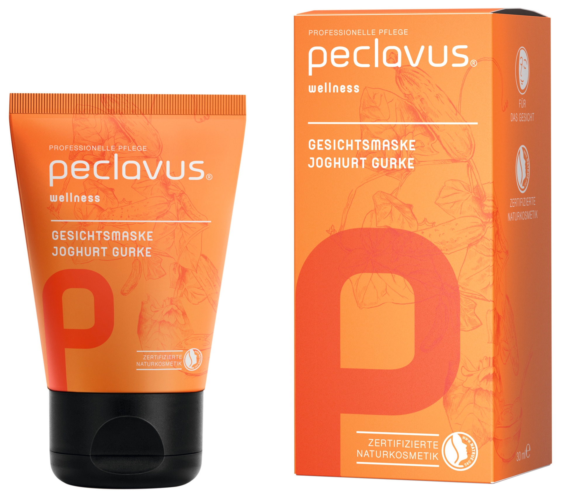 PECLAVUS Gesichtsmaske Joghurt Gurke 30 ml PECLAVUS Gesichtsmaske Joghurt Gurke 30 ml