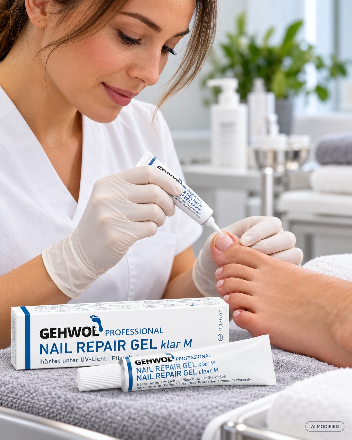 GEHWOL Nail repair Gel klar M, mittelviskos 5 ml Tube